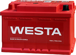 АКБ WESTA 6ст-75 (п.п.) 700А 278*175*190 (57413 SMF)