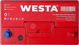 АКБ WESTA Asia 6ст-100 (о.п.) 850А 306*176*225 (SMF125D31L) Турция