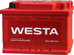 АКБ WESTA 6ст-60 (о.п.) 600А 242*175*175 (56077 SMF) низк.