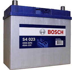 АКБ BOSCH Asia Silver S4 023 6ст-45 (п.п.) 330А 238*129*227 545 158 033