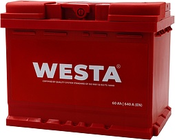 АКБ WESTA 6ст-60 (о.п.) 640А 242*175*190 (SMF57024) Турция