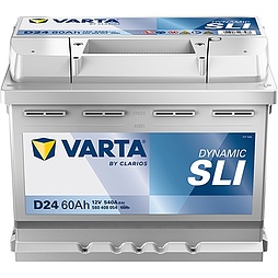 АКБ VARTA Dynamic SLI 6ст-60 (о.п.) 540А 242*175*190 (D24) 560 408 054