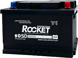 АКБ ROCKET 6ст-75 (о.п.) 700А 277*175*175 низк. (SMF75L-LB3) (2024г)