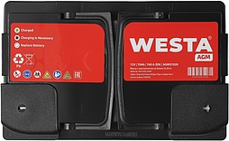 АКБ WESTA AGM 6ст-70 (о.п.) 760А 277*175*190 (57020) Турция