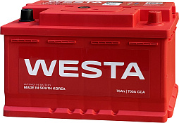 АКБ WESTA 6ст-75 (о.п.) 700А 278*175*190 (57412 SMF)