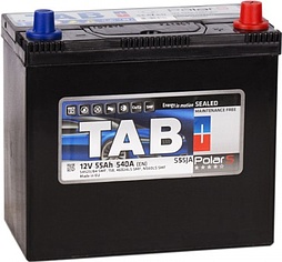 АКБ TAB Polar Asia 6ст-55 (о.п.) 490А 236*128*223 (55523/84 SMF) 