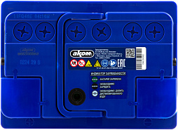 АКБ AKOM +EFB 6ст-62 (п.п.) 620А 242*175*190