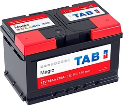 АКБ TAB Magic 6ст-75 (о.п.) 720А 278*175*175 (57510 SMF) низк. 
