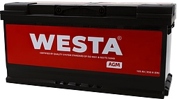 АКБ WESTA AGM 6ст-105 (о.п.) 950А 393*175*190 (510520) Турция