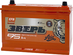 АКБ ЗВЕРЬ Asia EFB 6ст-95 (о.п.) 950А 306*175*225