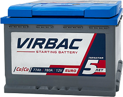 АКБ VIRBAC 6ст-77 (о.п.) 780А 278*175*190